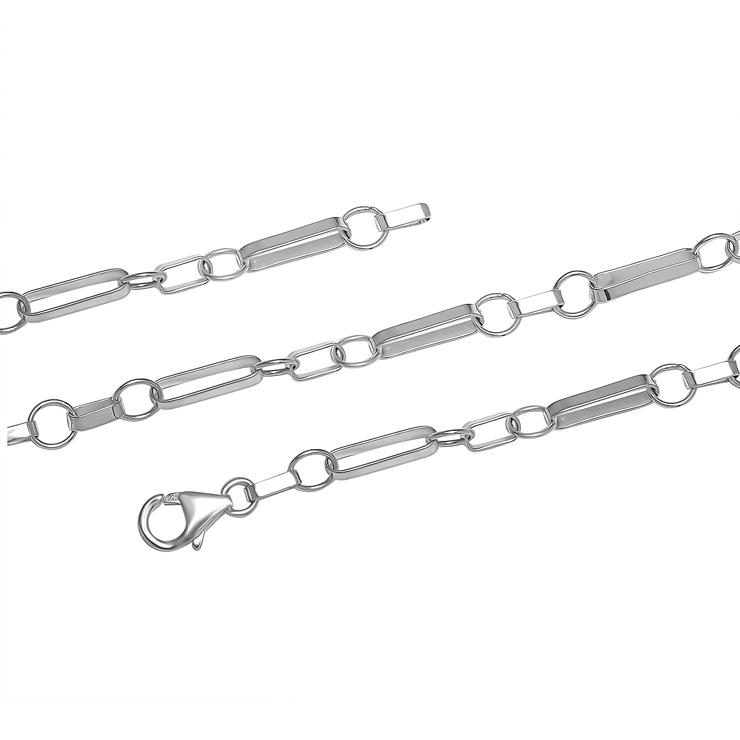 Designer Close Out - Sterling Silver BELLISSIMO Necklace (Size - 20) 7897166 4