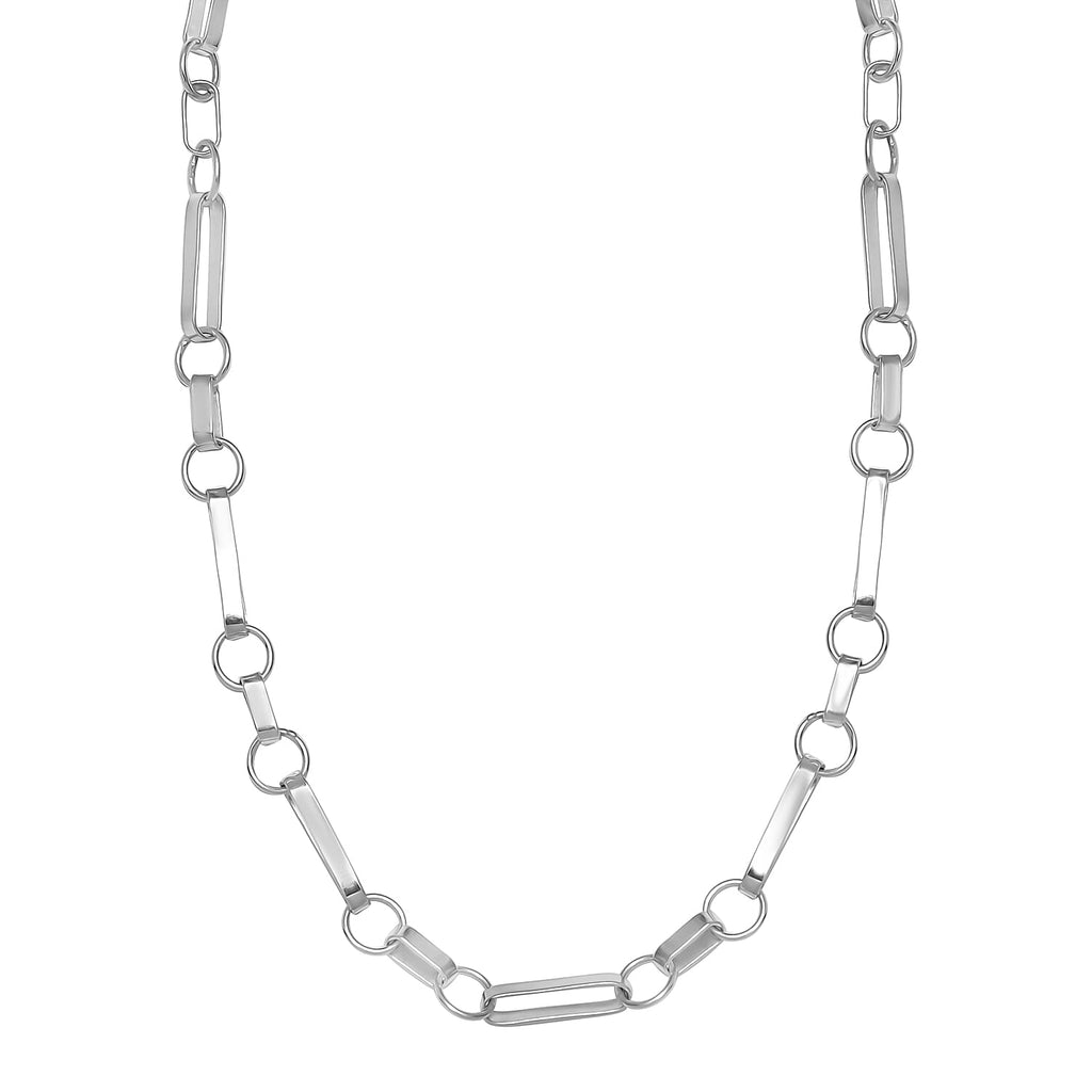Designer Close Out - Sterling Silver BELLISSIMO Necklace (Size - 20),  Silver Wt. 10.22 Gms
