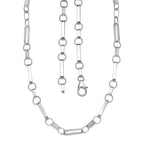 Designer Close Out - Sterling Silver BELLISSIMO Necklace (Size - 20),  Silver Wt. 10.22 Gms