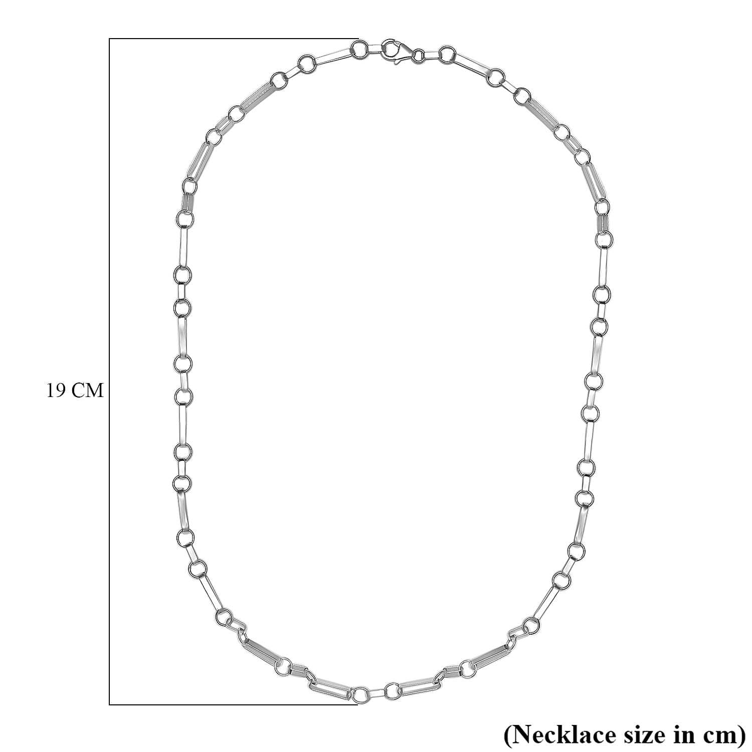 Designer Close Out - Sterling Silver BELLISSIMO Necklace (Size - 20) 7897166 8