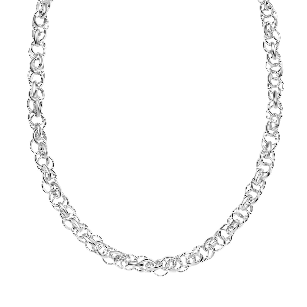 Sterling Silver Necklace (Size - 20), Silver Wt. 18.50 Gms. 8103543 4