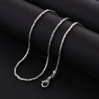 Royal Bali Collection - Sterling Silver Borobudur Necklace (Size - 20), Silver Wt. 22.00 Gms