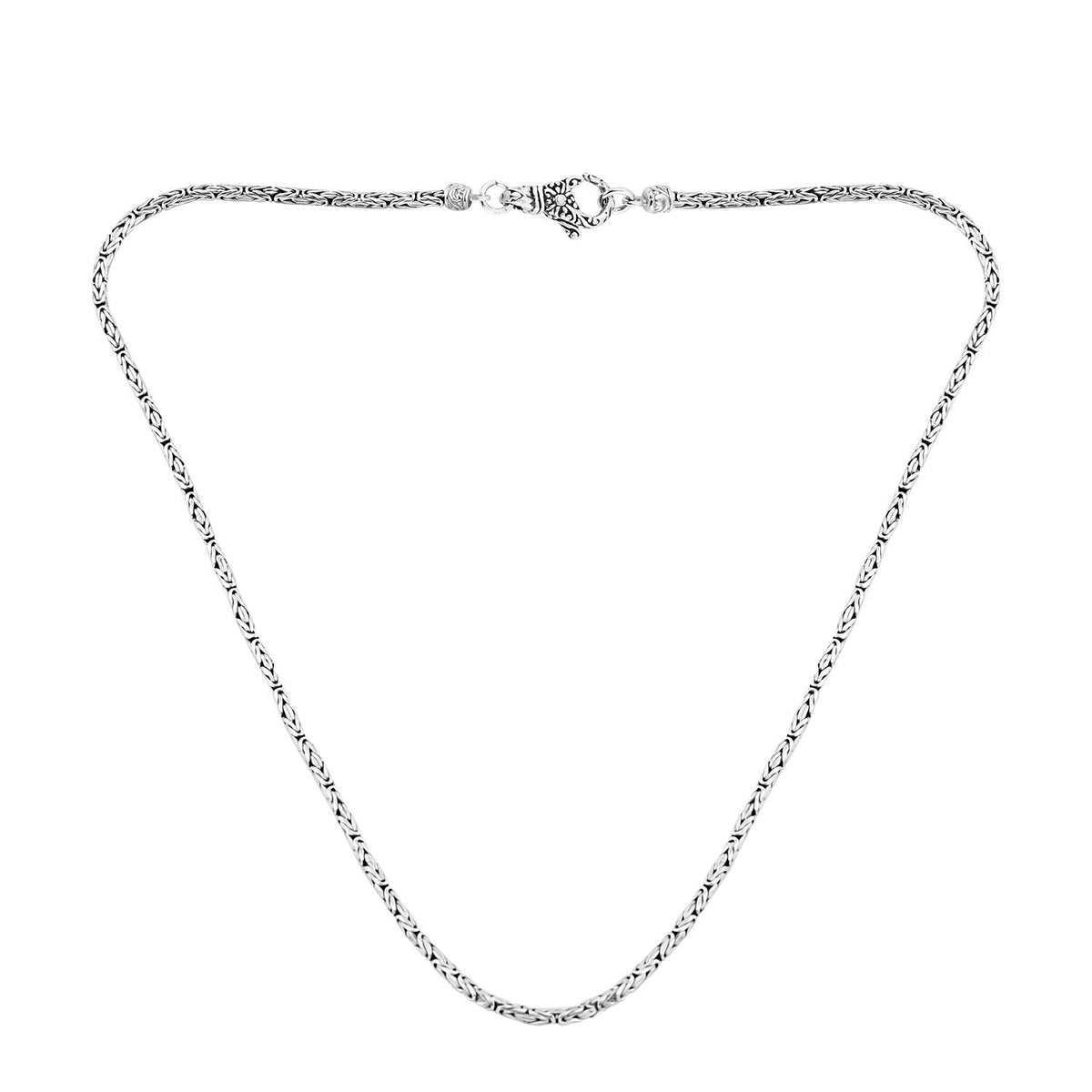 Royal Bali Collection - Sterling Silver Borobudur Necklace (Size - 20), Silver Wt. 22.00 Gms 7713835 4