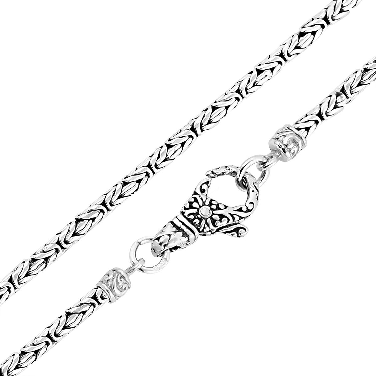Royal Bali Collection - Sterling Silver Borobudur Necklace (Size - 20), Silver Wt. 22.00 Gms 7713835 5