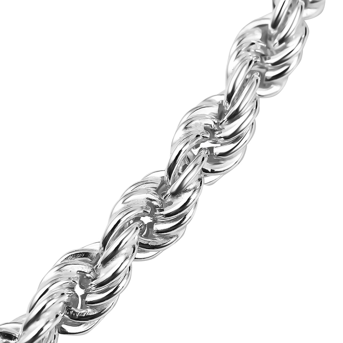 La Bella Italian Close Out   - Sterling Silver Rope Necklace (Size - 20), Silver Wt. 22.5 Gms 7760489 2