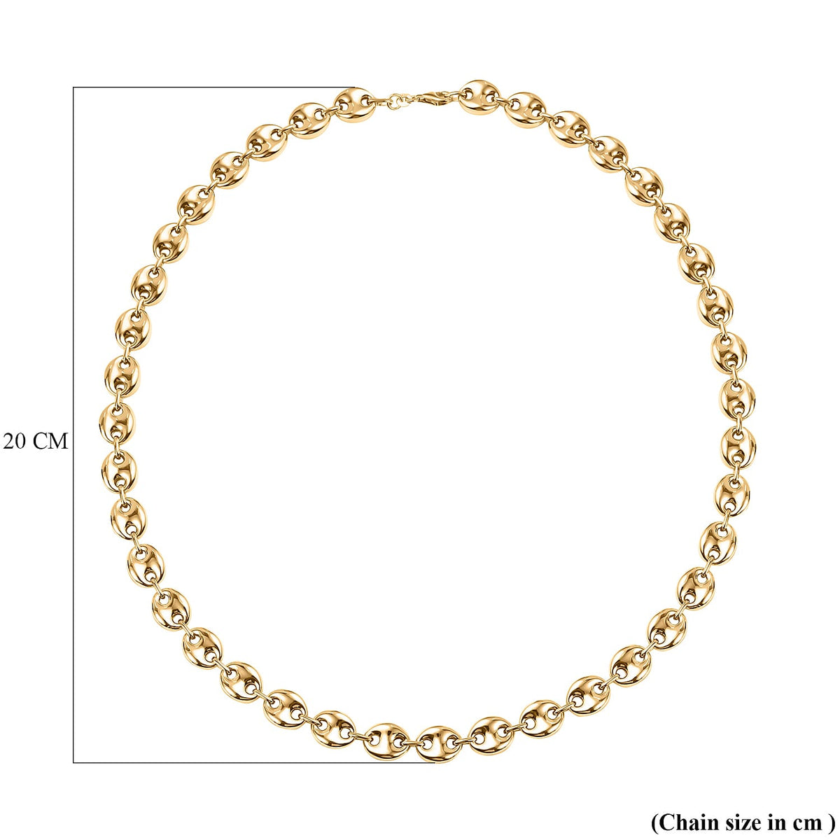 Mariner Necklace in Yellow Gold Overlay Sterling Silver (Size - 20), Silver Wt. 25.50 Gms 7657345 4