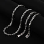 Royal Bali Collection - Artisan Crafted Sterling Silver Borobudur Necklace (Size - 20), Silver Wt. 40 Gms