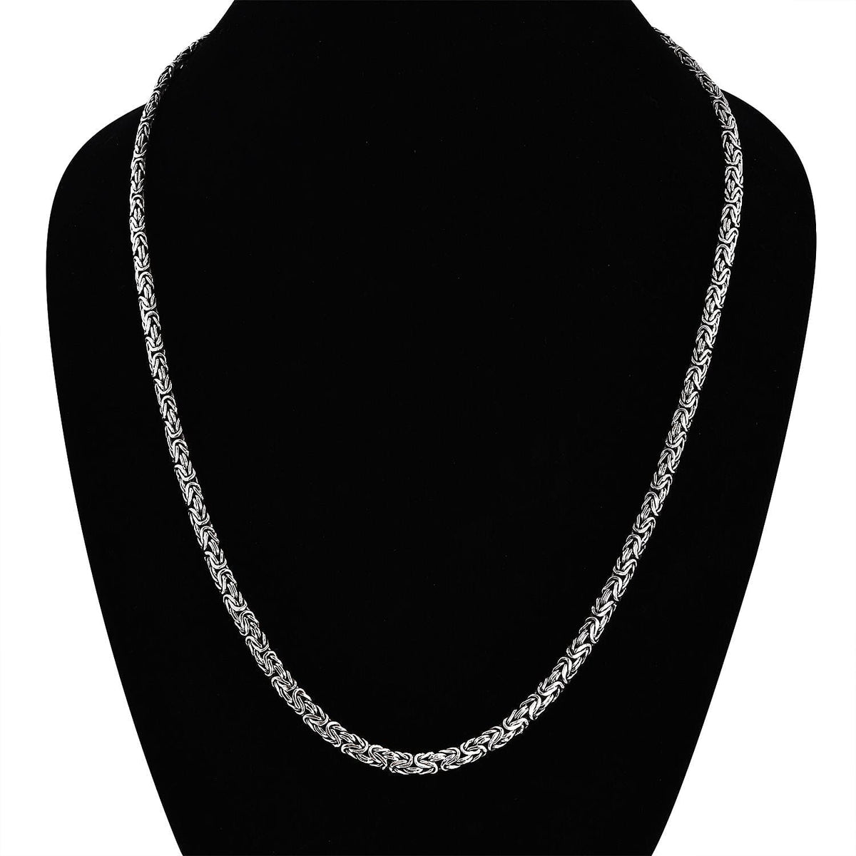 Royal Bali Collection - Artisan Crafted Sterling Silver Borobudur Necklace (Size - 20), Silver Wt. 40 Gms 7667593 3