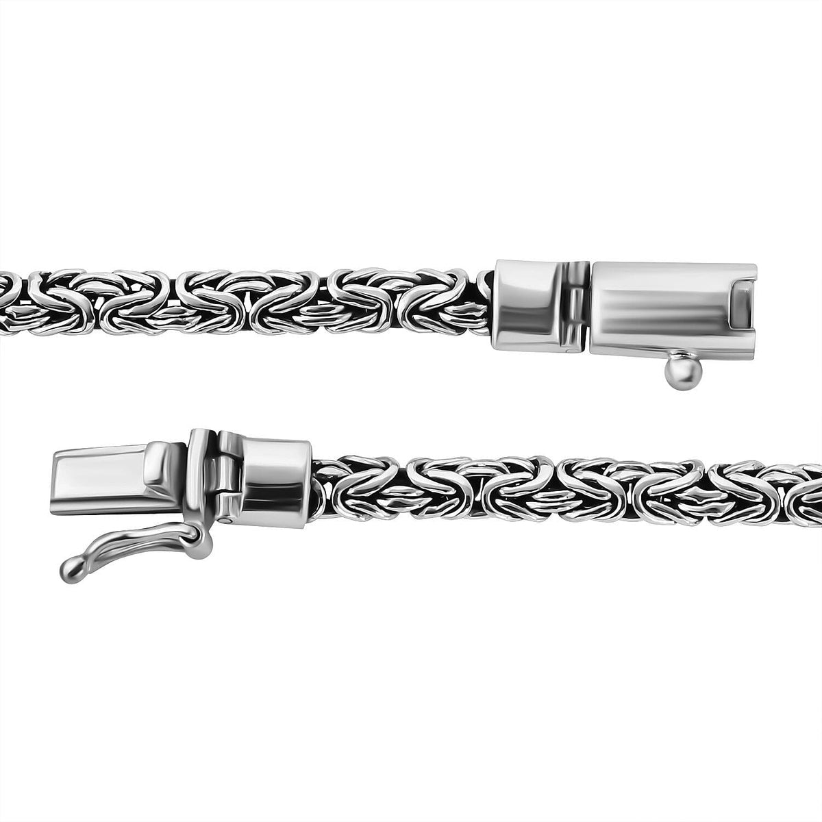 Royal Bali Collection - Artisan Crafted Sterling Silver Borobudur Necklace (Size - 20), Silver Wt. 40 Gms 7667593 6