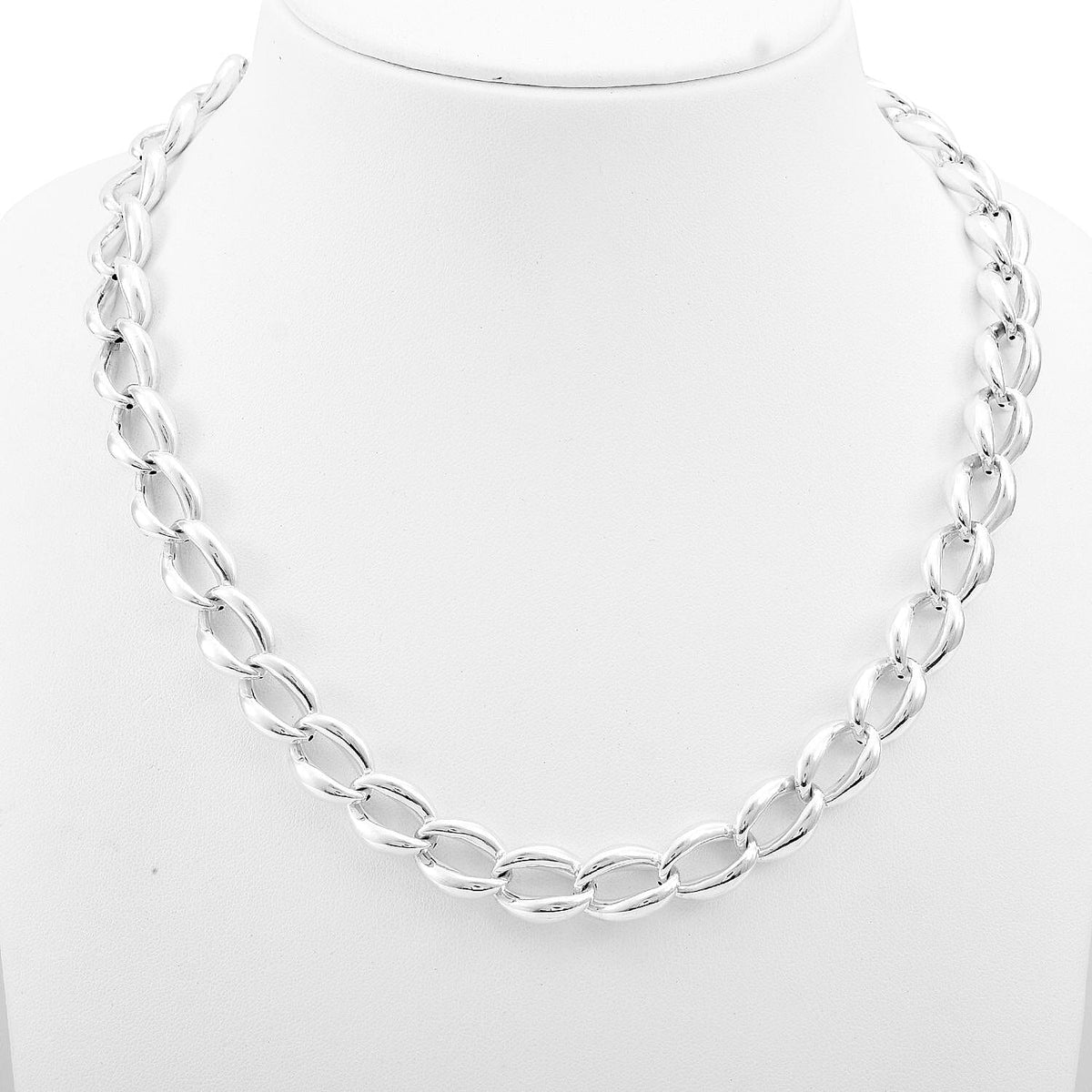 JCK Vegas Closeout - Silver Necklace (Size - 20), Silver Wt. 35.00 Gms 7801428 2