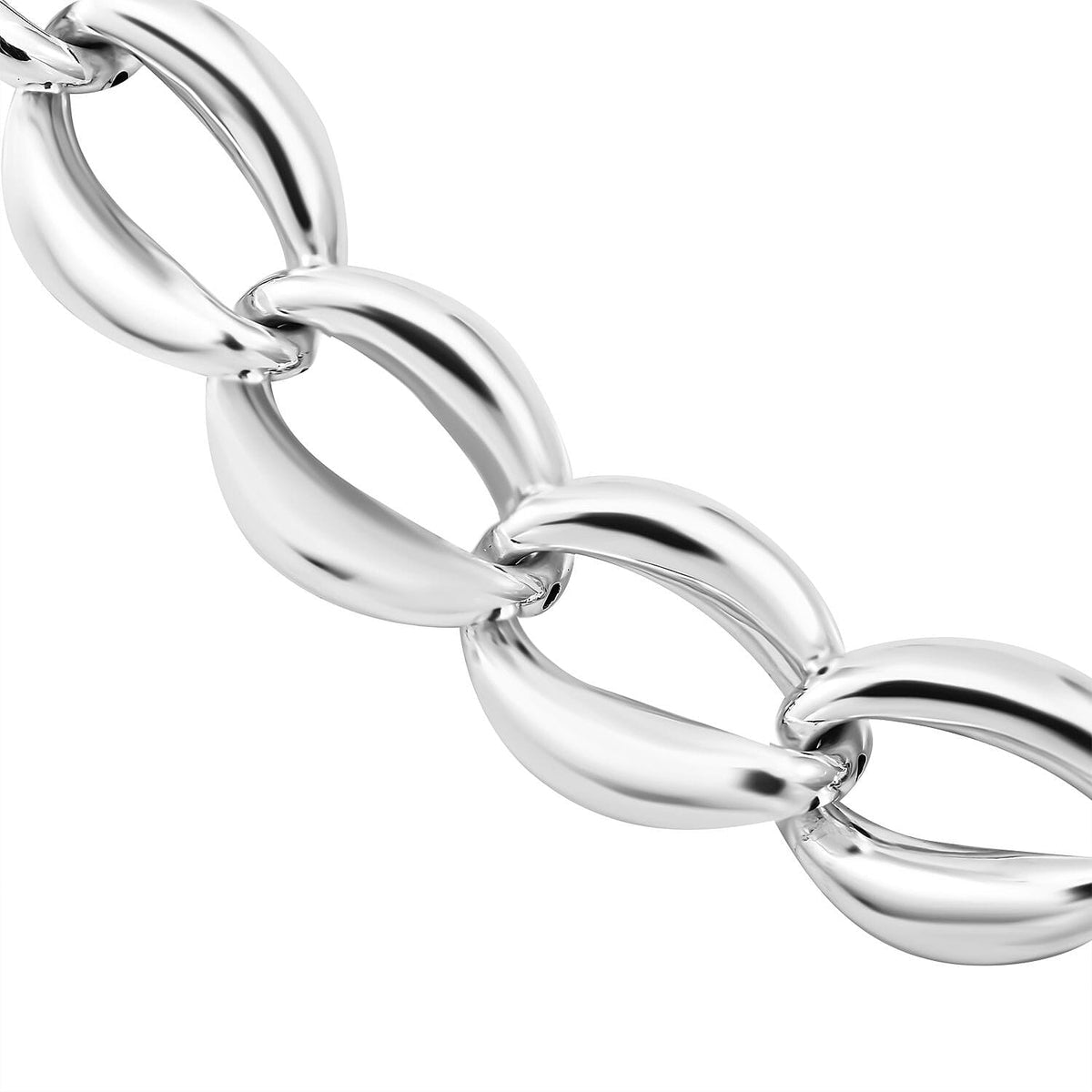 JCK Vegas Closeout - Silver Necklace (Size - 20), Silver Wt. 35.00 Gms 7801428 3