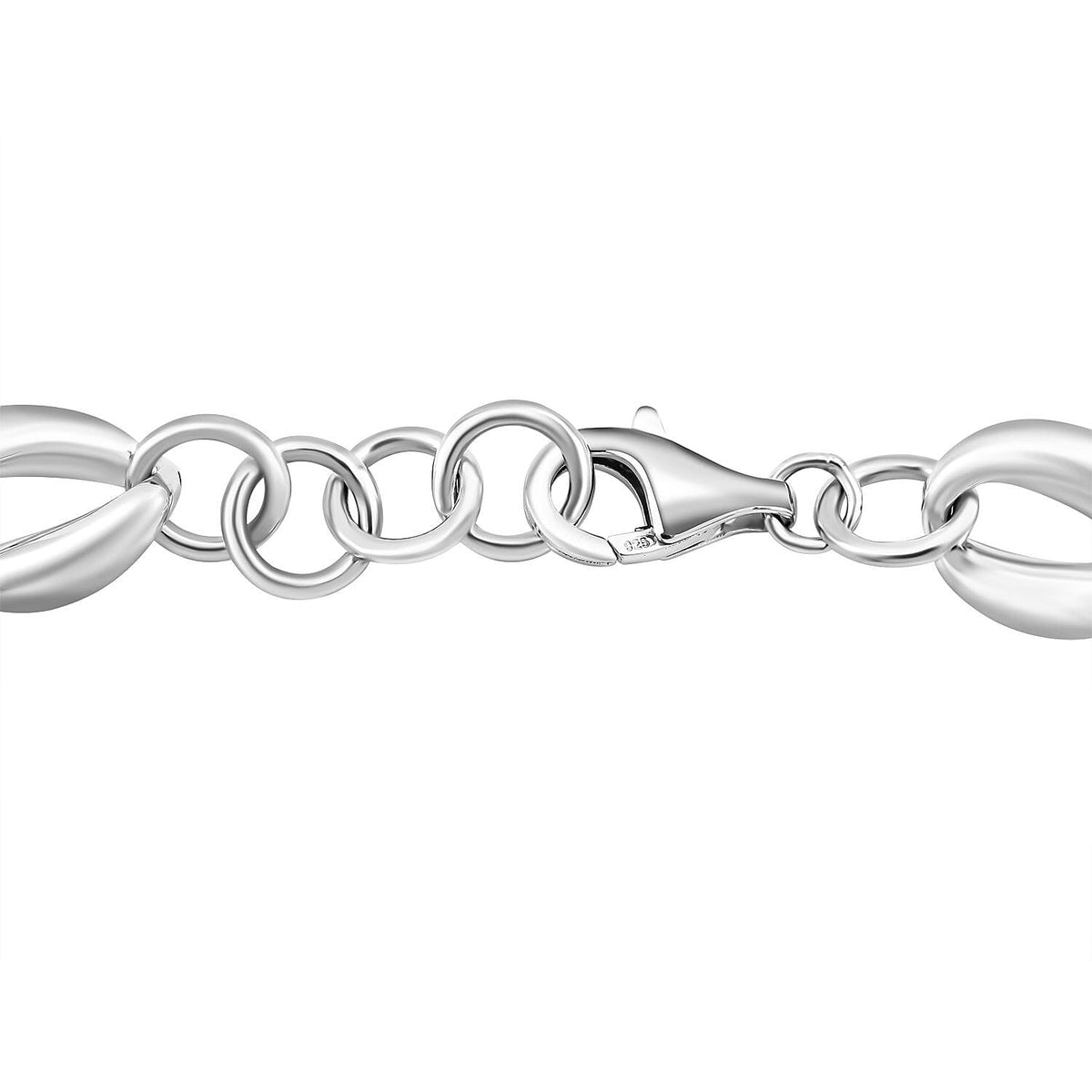 JCK Vegas Closeout - Silver Necklace (Size - 20), Silver Wt. 35.00 Gms 7801428 4