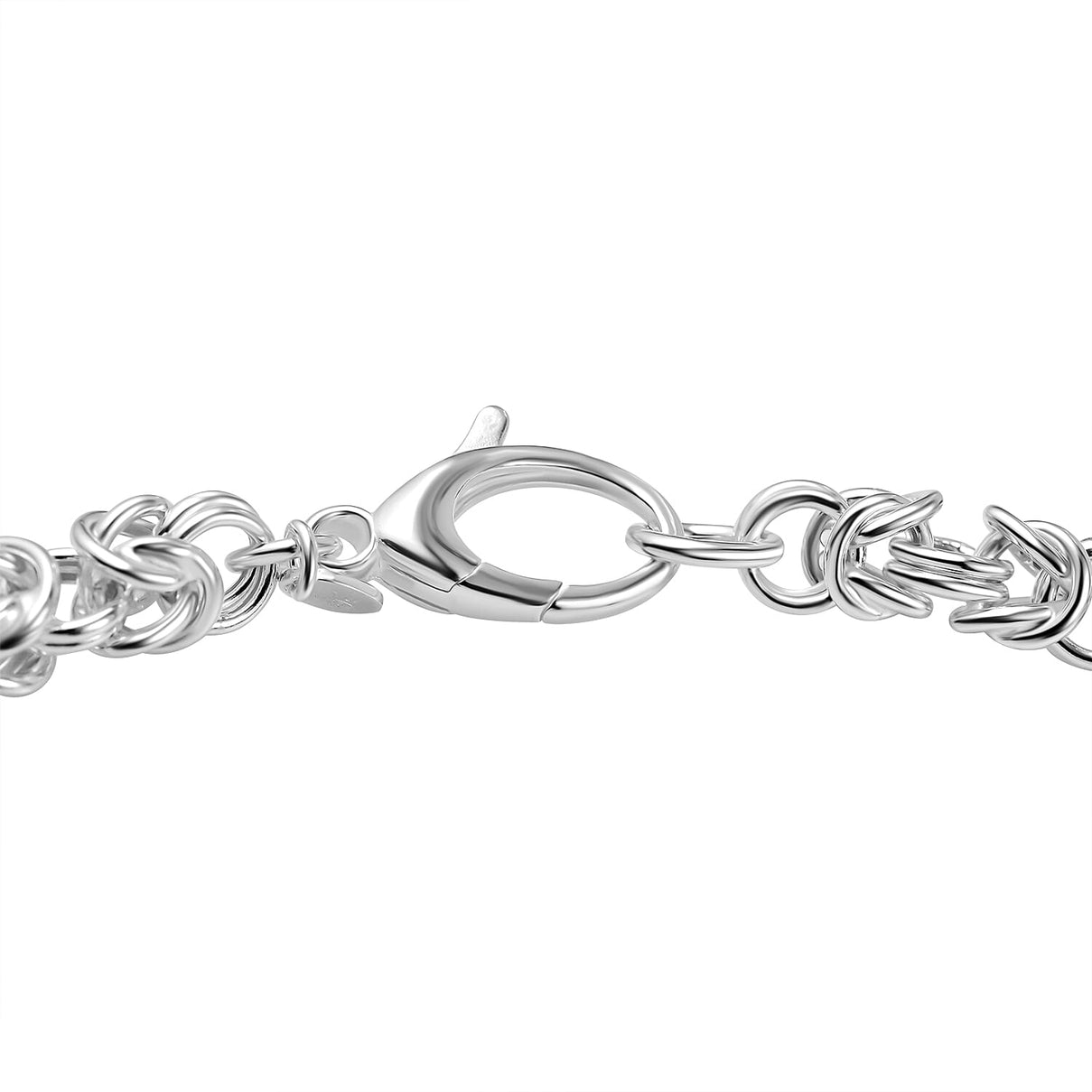 La Bella Byzantine Necklace in Sterling Silver (Size - 20), Silver Wt. 40.00 Gms 7760486 3