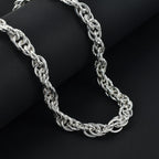 La Bella-  Italian Made Sterling Silver  Necklace (Size - 20), Silver Wt. 47.30 Gms