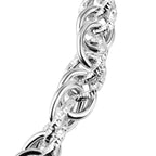 La Bella-  Italian Made Sterling Silver  Necklace (Size - 20), Silver Wt. 47.30 Gms