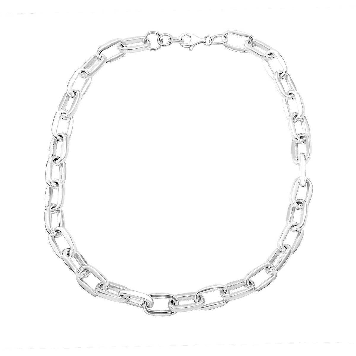 Sterling Silver Link Necklace (Size - 20) 7801441 0