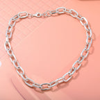 Close Out Deal- Cable Necklace (Size - 20) with Lobster Clasp, Silver Wt. 41.00 Gms