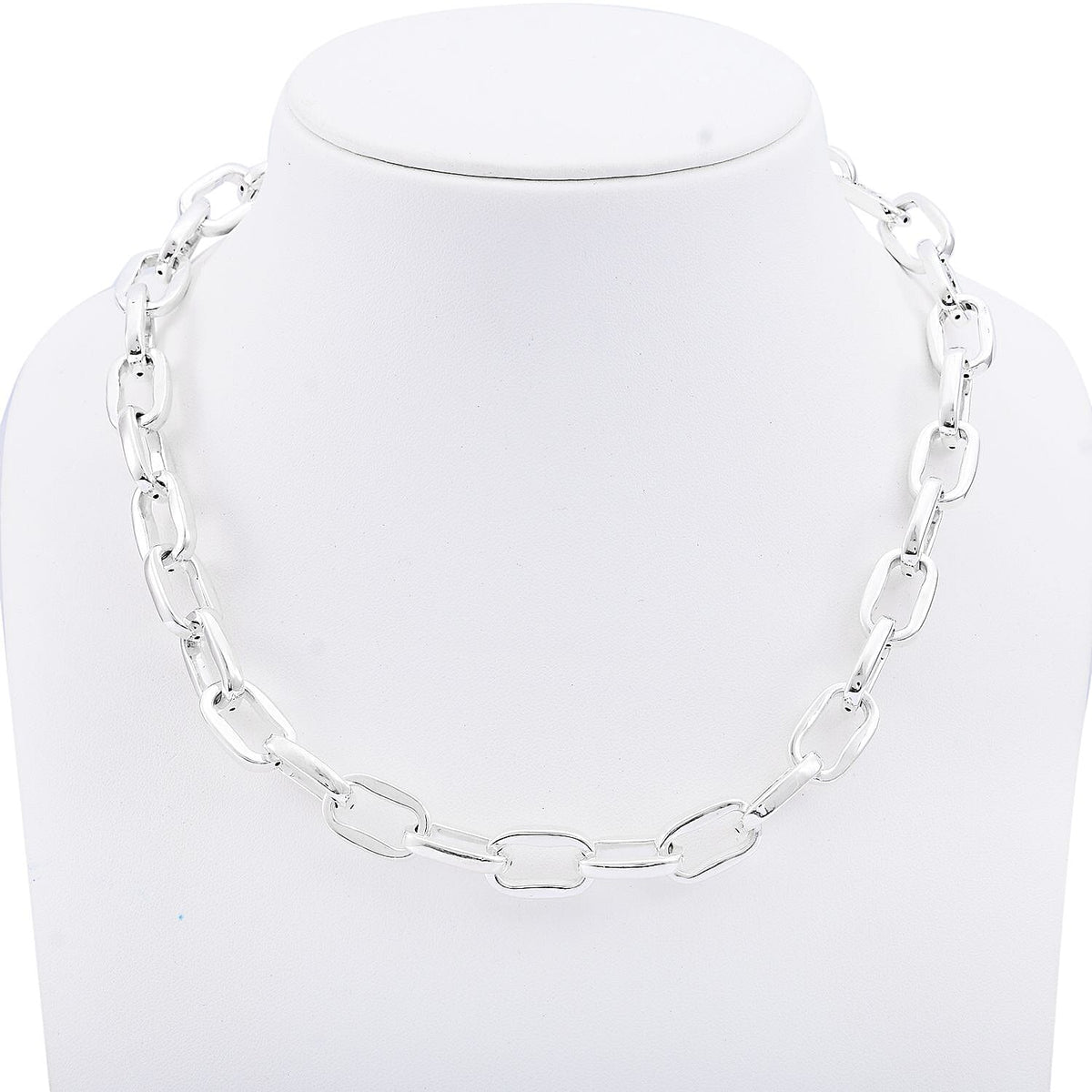 Sterling Silver Link Necklace (Size - 20) 7801441 2