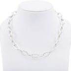 Close Out Deal- Cable Necklace (Size - 20) with Lobster Clasp, Silver Wt. 41.00 Gms