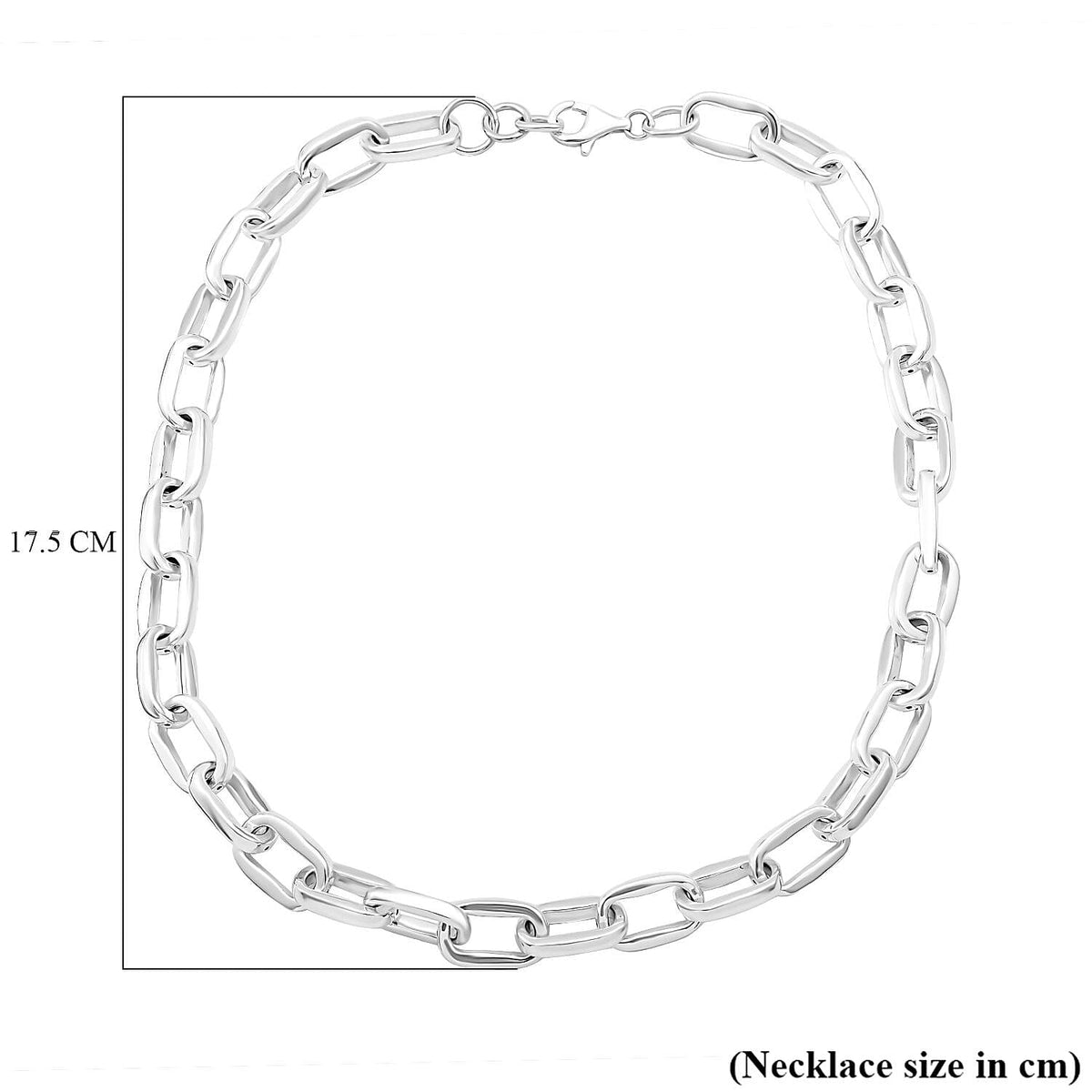 Sterling Silver Link Necklace (Size - 20) 7801441 4
