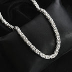 Ottoman Treasure - Sterling Silver Byzantine SOLID Necklace (Size - 20),  Silver Wt. 44.07 Gms