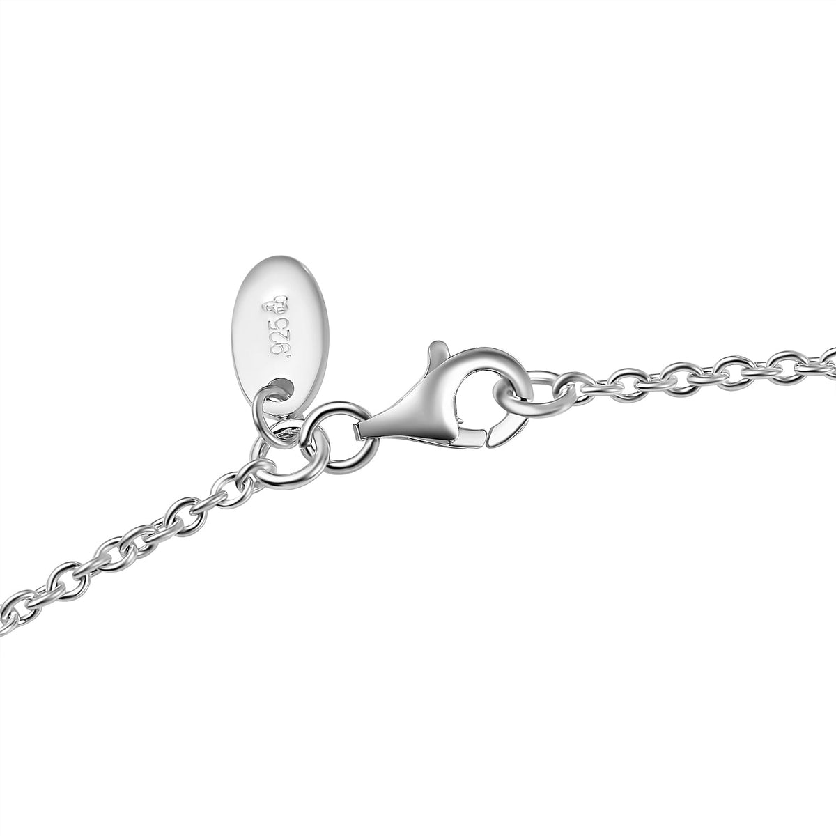 Sterling Silver Daisy Disc Pendant with Chain (Size - 18-20), Silver Wt. 6.9 Gms 7709125 3