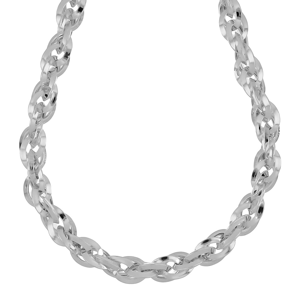 La Bella Handmade - Sterling Silver Necklace (Size - 20), Silver Wt. 62.00 Gms. 7901397 0
