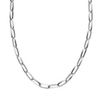 Sterling Silver Paperclip Necklace (Size - 20), Silver Wt. 7.10 Gms.