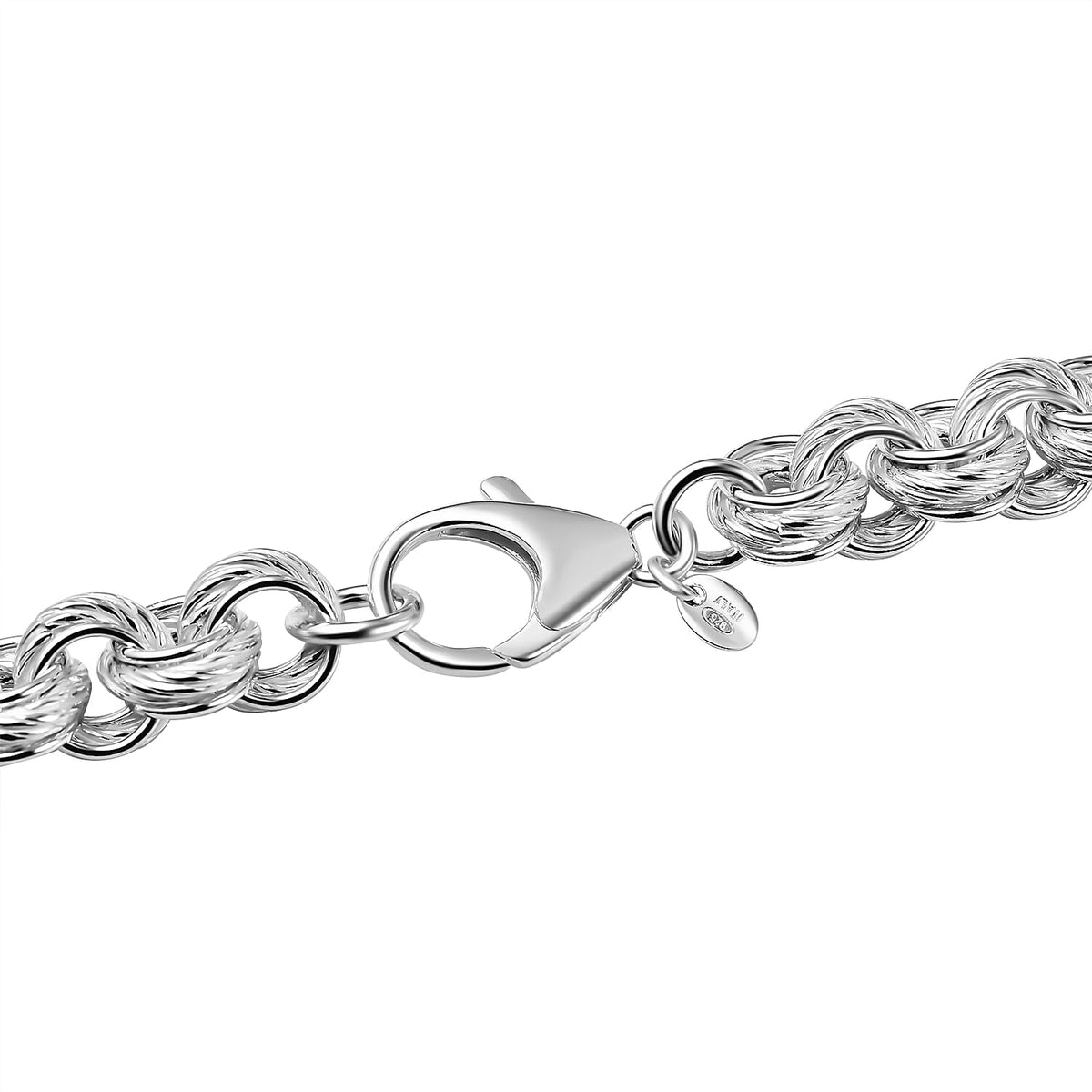 Sterling Silver Link Rope Necklace (Size - 20),  Silver Wt. 75 Gms 7760499 3