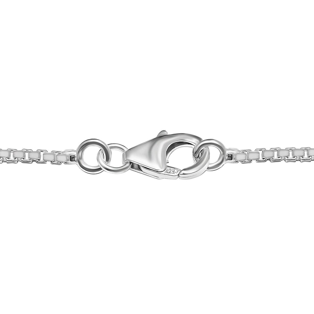 Vicenza Find- Sterling Silver Necklace (Size - 20),  Silver Wt. 9.01 Gms