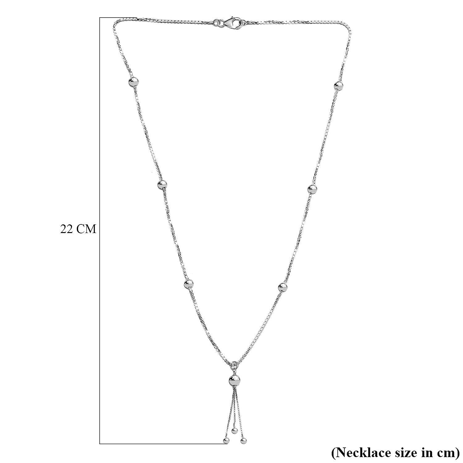 Vicenza Find- Sterling Silver Necklace (Size - 20) 7897165 6
