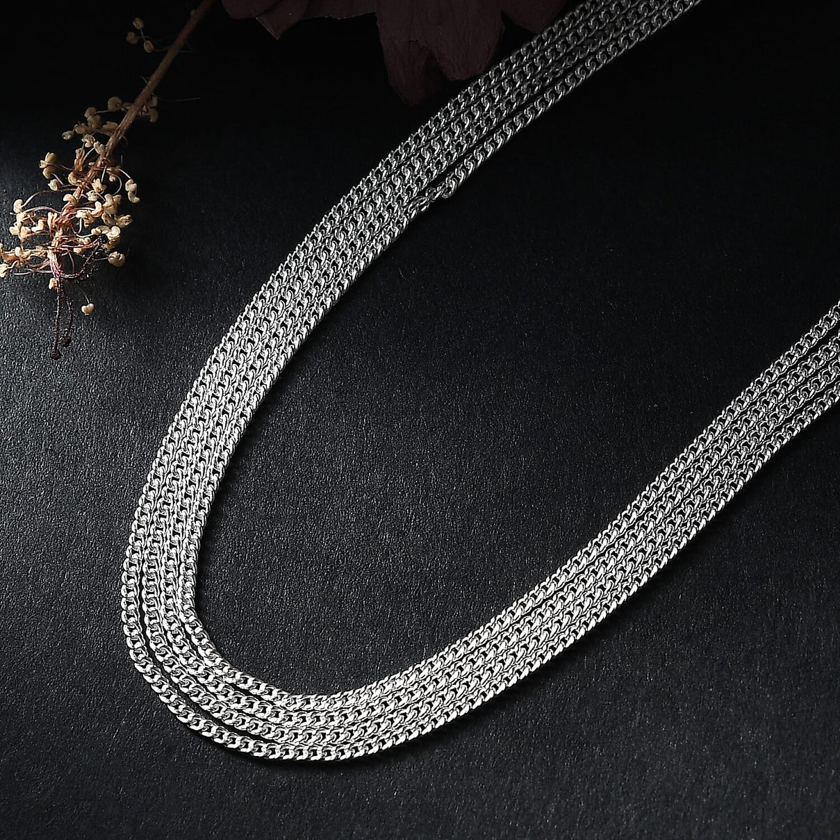 Sterling Silver Necklace (Size - 20) 8178263 1