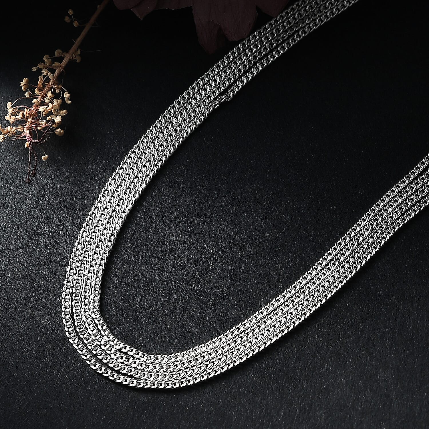 Sterling Silver Necklace (Size - 20) 8178263 1