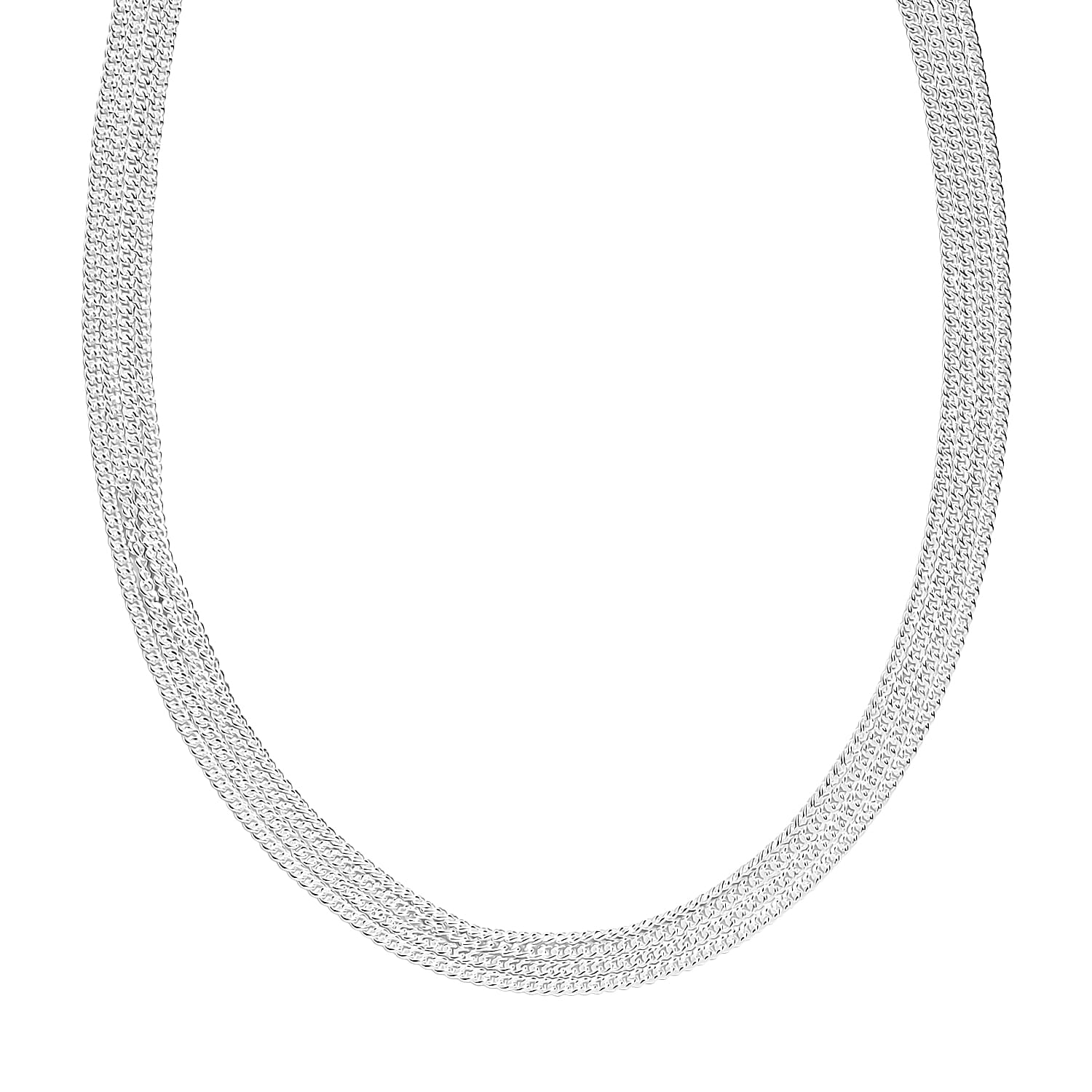 Sterling Silver Necklace (Size - 20) 8178263 4