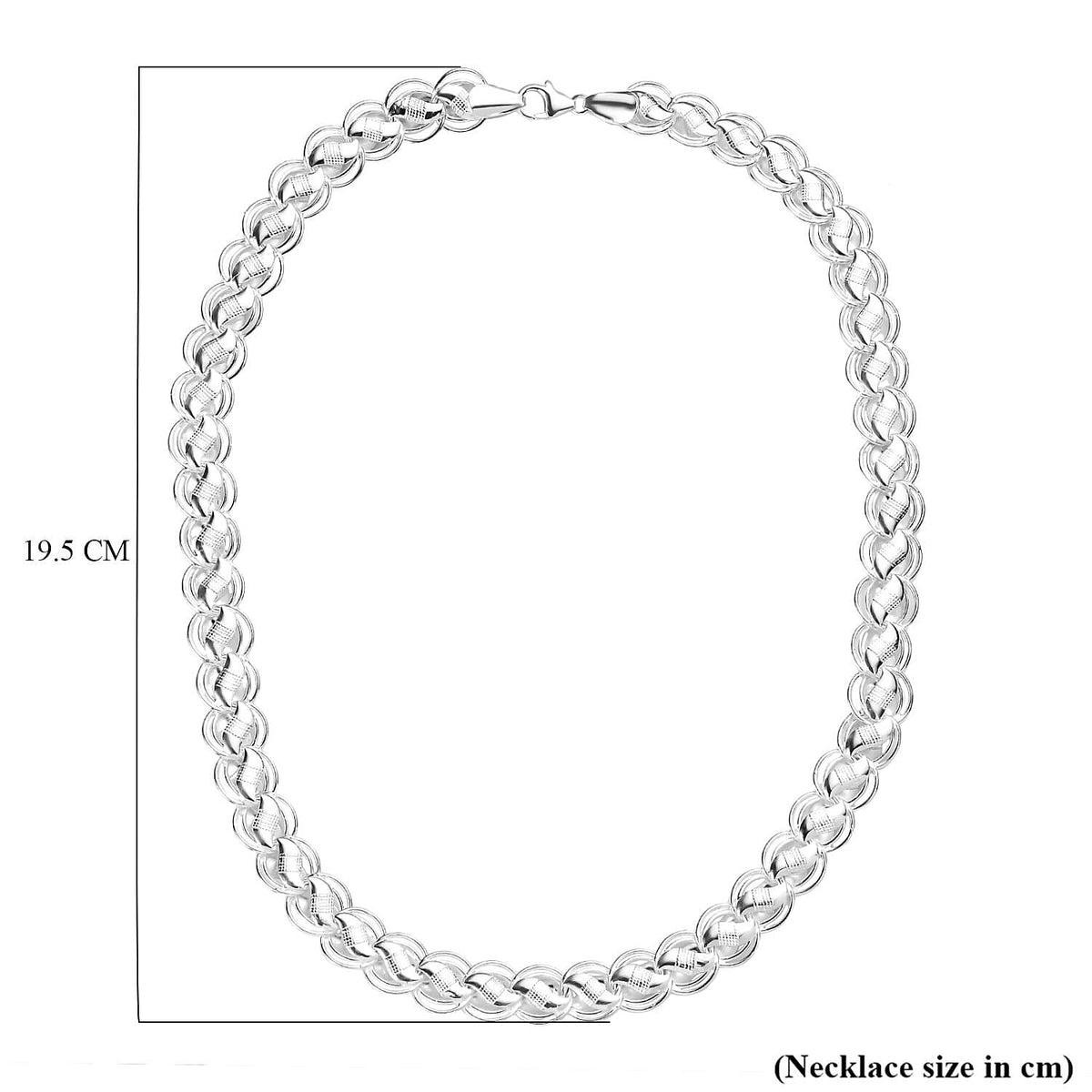 Sterling Silver Necklace (Size - 20) with Lobster Clasp Silver Wt. 45.52 Gms. 8083014 6