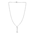 Sterling Silver Beaded Tassle Necklace (Size - 20) with Lobster Clasp