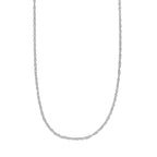 Sterling Silver Prince Of Wales Slider Necklace (Size 20)