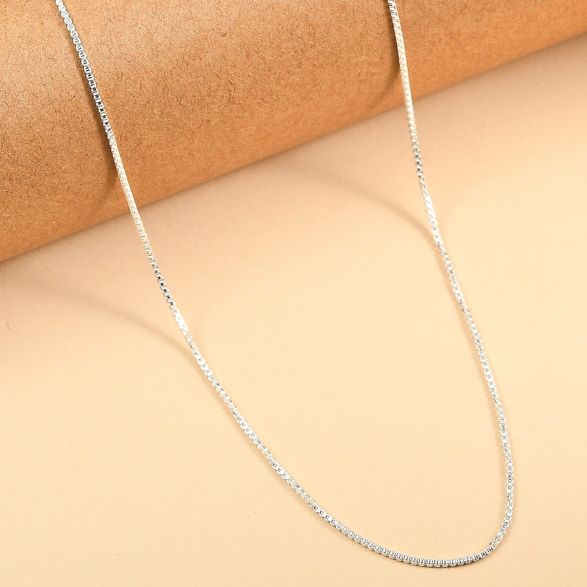 ROME DESIGNER OUTLET CLOSEOUT Sterling Silver FORMA PERFETTA Adjustable Necklace (Size - 20) with Lobster Clasp 8229201 3
