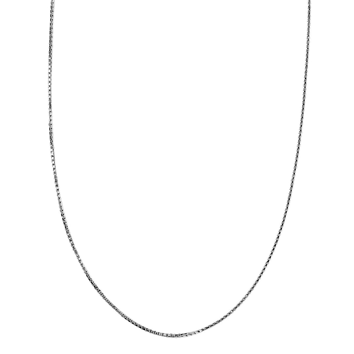 ROME DESIGNER OUTLET CLOSEOUT Sterling Silver FORMA PERFETTA Adjustable Necklace (Size - 20) with Lobster Clasp 8229201 4
