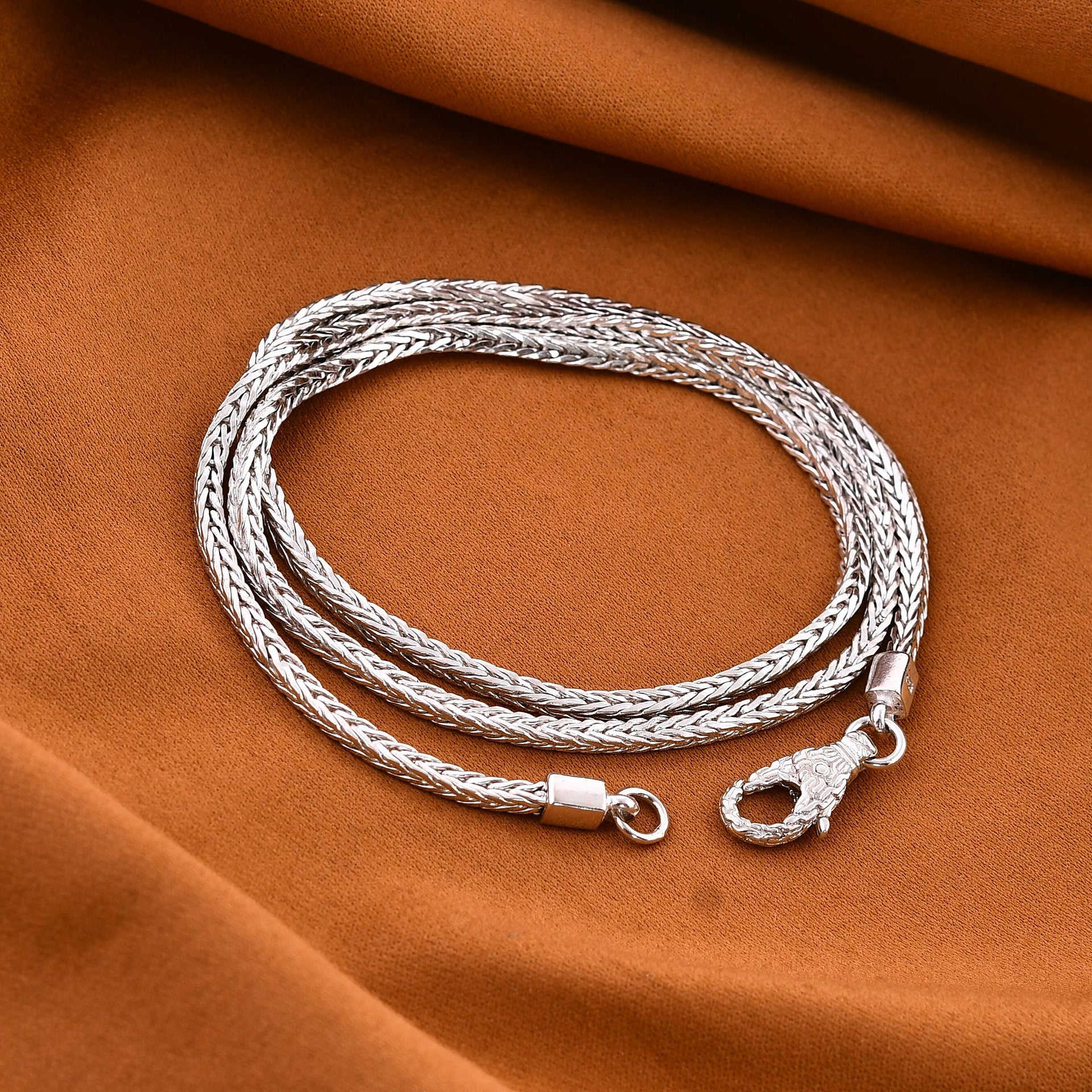 Sterling Silver Necklace (Size - 22),  Silver Wt. 15.99 Gms 7751697 2