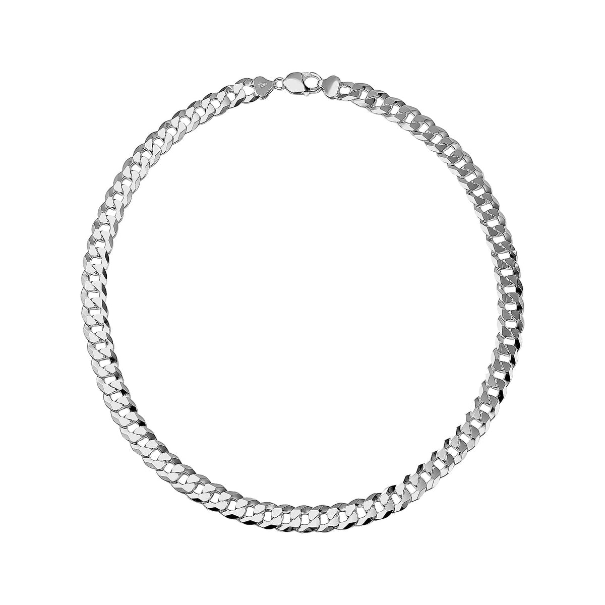 Italian Fine Jewllery - Sterling Silver Curb Necklace (Size - 22), Silver Wt. 72.00 Gms 7566598 0