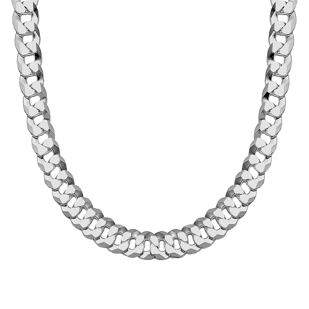 Italian Fine Jewllery - Sterling Silver Curb Necklace (Size - 22), Silver Wt. 72.00 Gms 7566598 4
