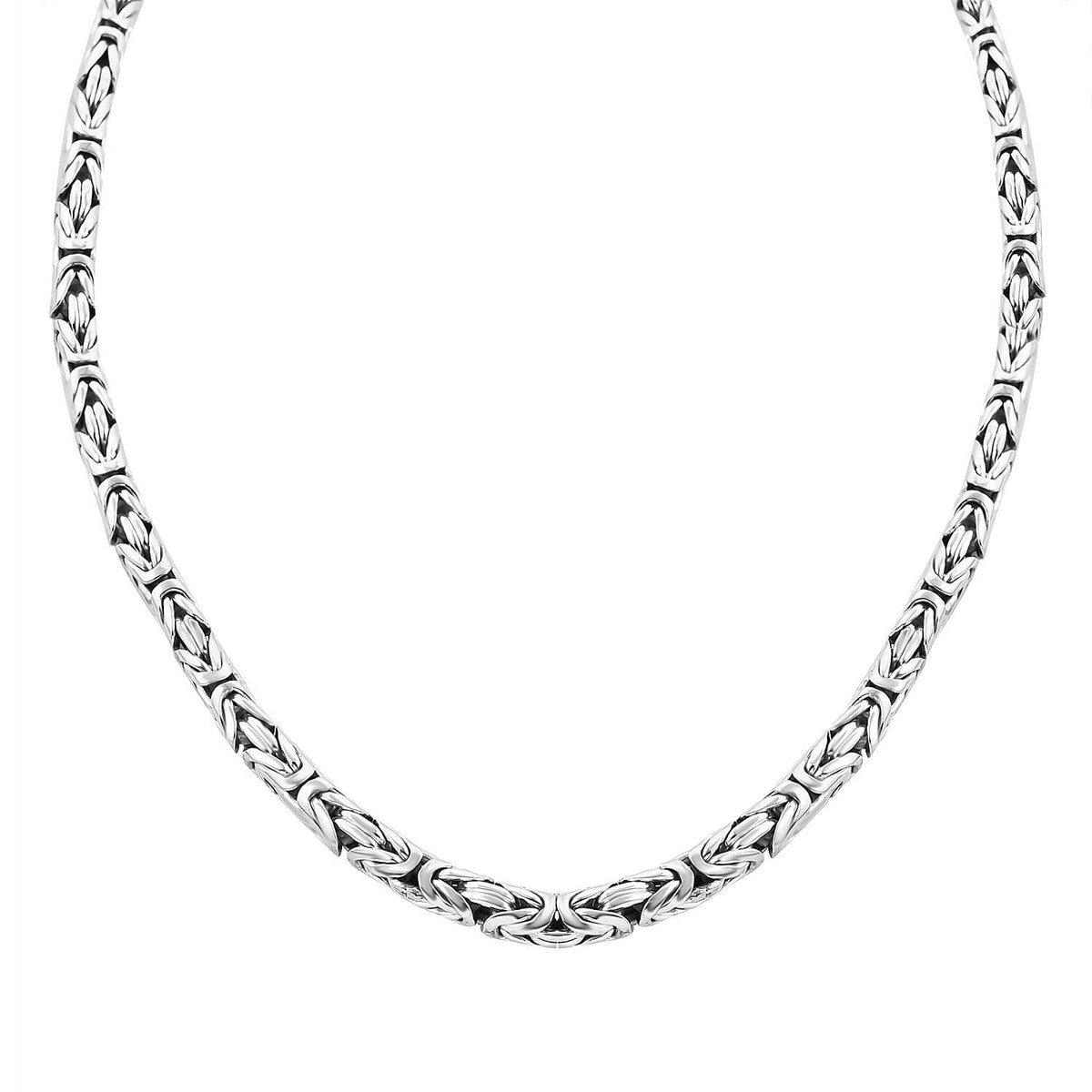 Royal Bali Collection - First Time Ever Heaviest Borobudur Sterling Silver Necklace (Size - 24) 7750562 4