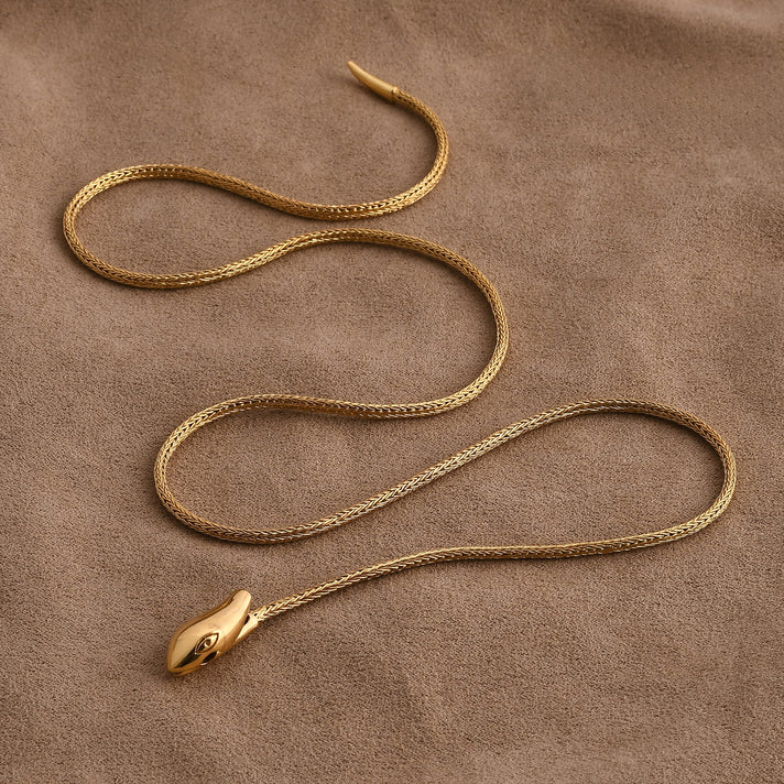 Royal Bali Collection Tulang Naga Necklace (Size - 24) in 22K Yellow Gold Vermeil Over Sterling Silver 8234043 2