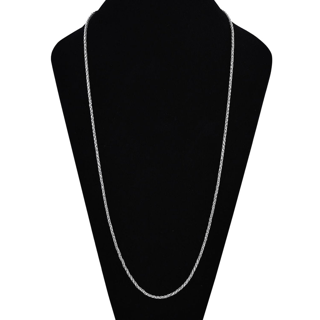 Royal Bali Collection - Sterling Silver Padian Necklace (Size - 30), Silver Wt. 20.90 Gms