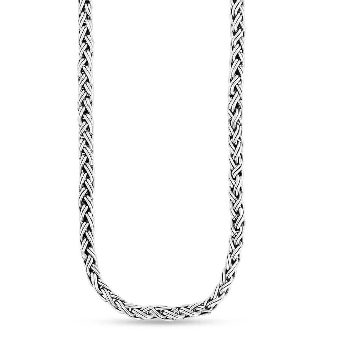 Sterling Silver Braided Necklace (Size - 30),  Silver Wt. 20.90 Gms 7620950 5