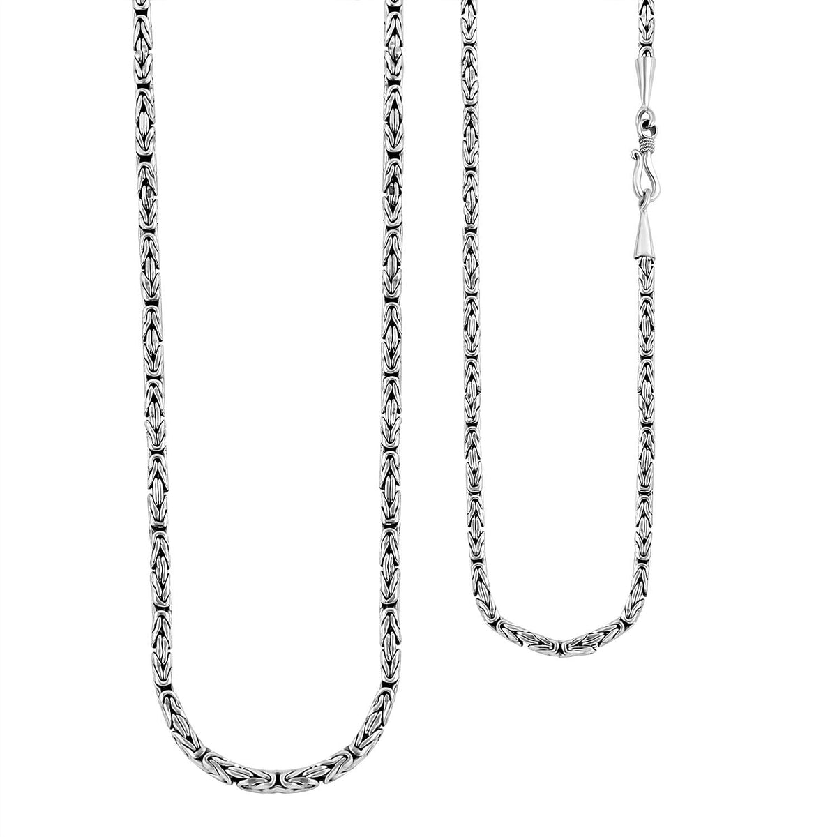 Sterling Silver Borobudur Necklace (Size - 30),  Silver Wt. 34.00 Gms 7620948 0