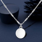 Sterling Silver NecklaceE (Size - 16)