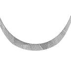 Sterling Silver NecklaceE (Size - 17),  Silver Wt. 17.5 Gms