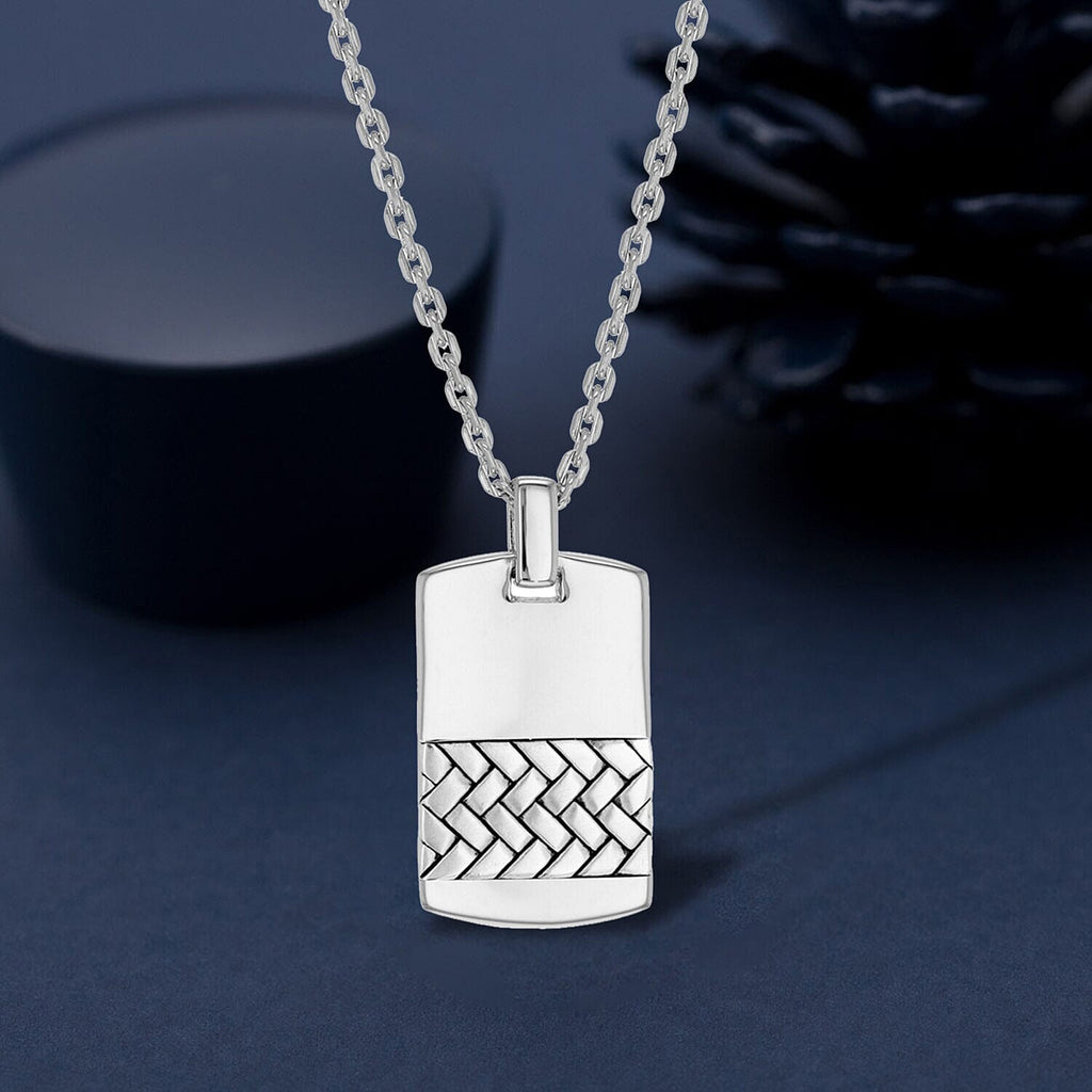 Sterling Silver NecklaceE (Size - 20),  Silver Wt. 18 Gms